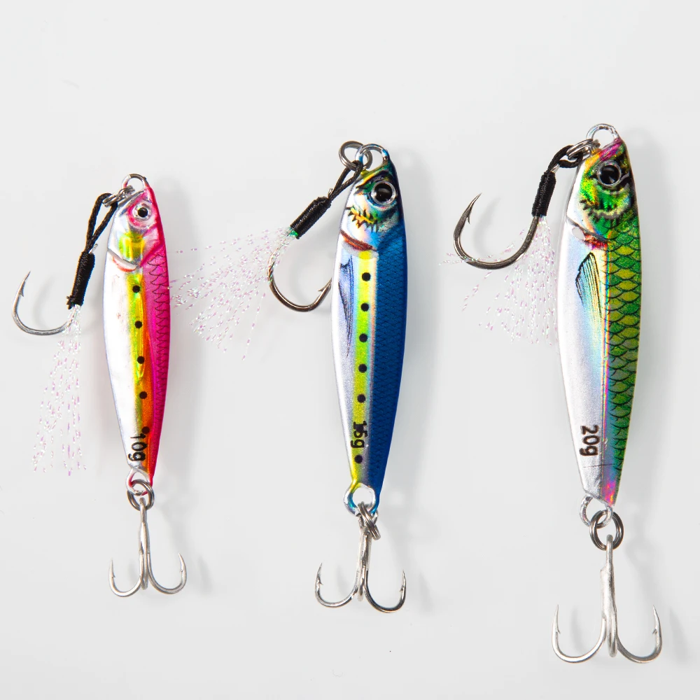Hot 3d Printing 7g80g Artificial Lure Slow Sinking Metal Lead Bait