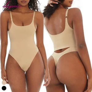 Body Sculpting Bodysuit Tummy Slimming Shapewear Butt Lifter Thong Panty Women Bodysuit Thong Shapewear
