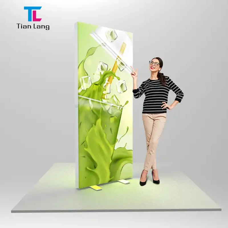 TianLang alumiiniumi Led valguslauk 10 sekundis kokku monteeritav tekstiilne valguslauk reklaamipunktistrik Led tekstiilne valguslauk