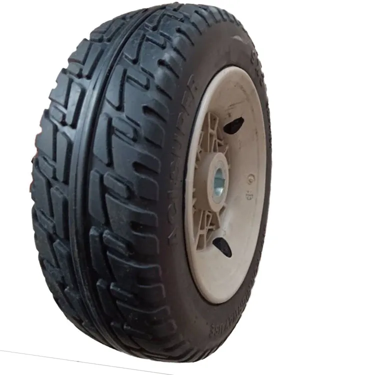 9x3 ゴム発泡ホイール 9インチ 特殊ホイール スチールリム付き 工具 