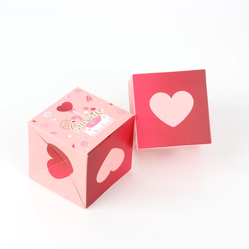 Custom Explosive Design Pop up Gift Box  Pop up Explosion Confetti Confetti Birthday Bomb Surprise Gift Box