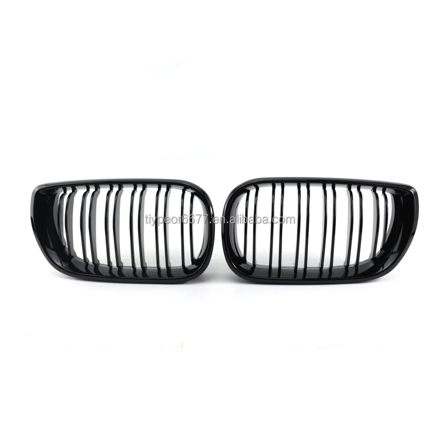 product tiypeor kidney racing grill three m color grille hood front bumper grill for bmw 3 series e46 2002   2004160-3