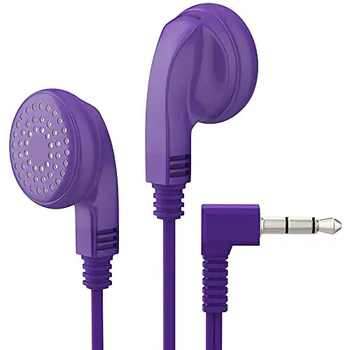 PVC Tour Bus Headset Colorful 3.5mm Jack Disposable Airline Headphone Customized Logo Wired Airplane Earphone