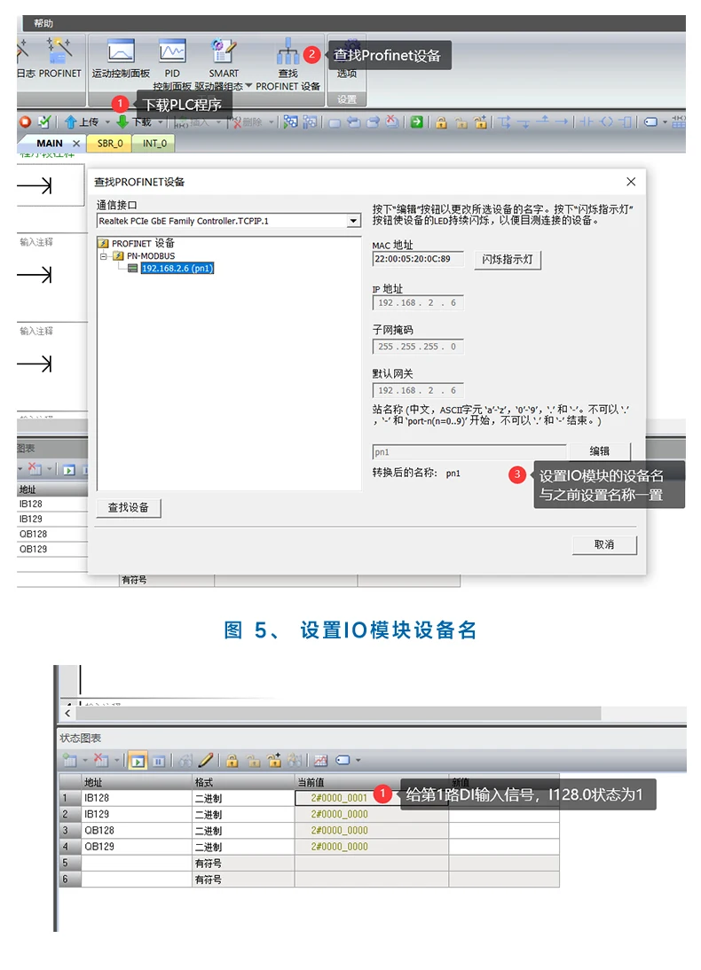 Profinet Integrated Remote IO Module PN Communication RIO20-PN