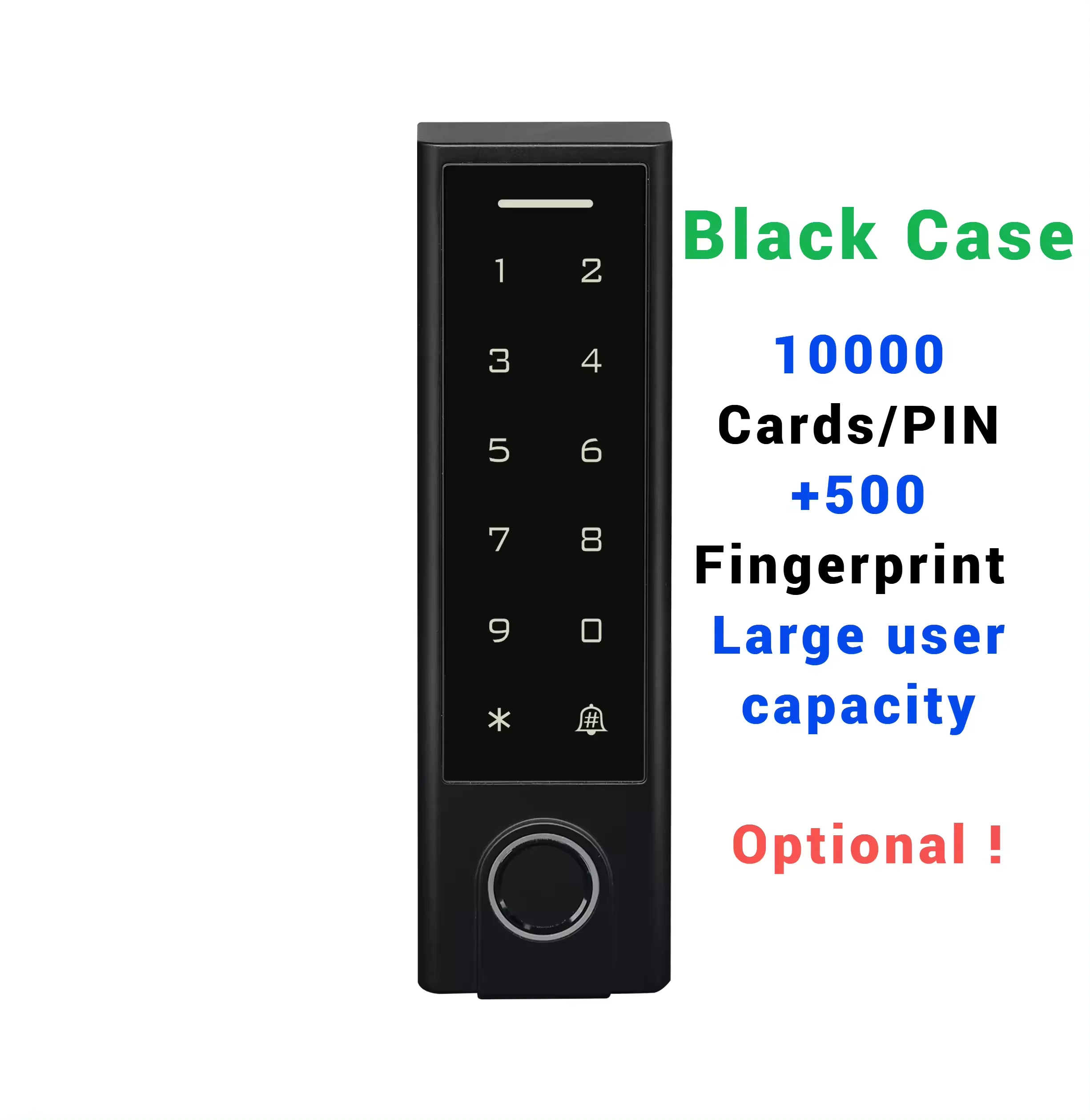 Biometric Smart Tuya WiFi Access Control Fingerprint Reader Waterproof IP66 Biometric Access Control Door Lock System