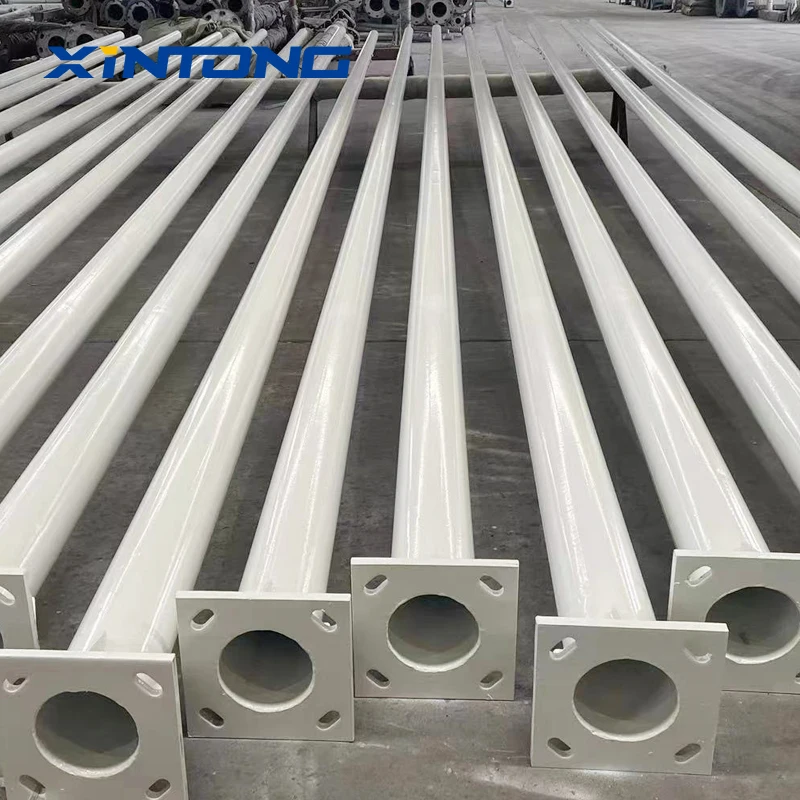 XINTONG 12-метровый уличный фонарь с двойной солнечной батареей