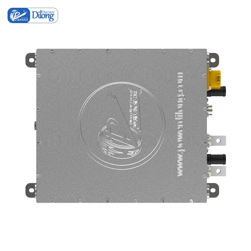Dilong Factory Sales 5kW EV DC DC Converter 360V Input to 28V Output Vehicle Water Cooled DC Buck Converter