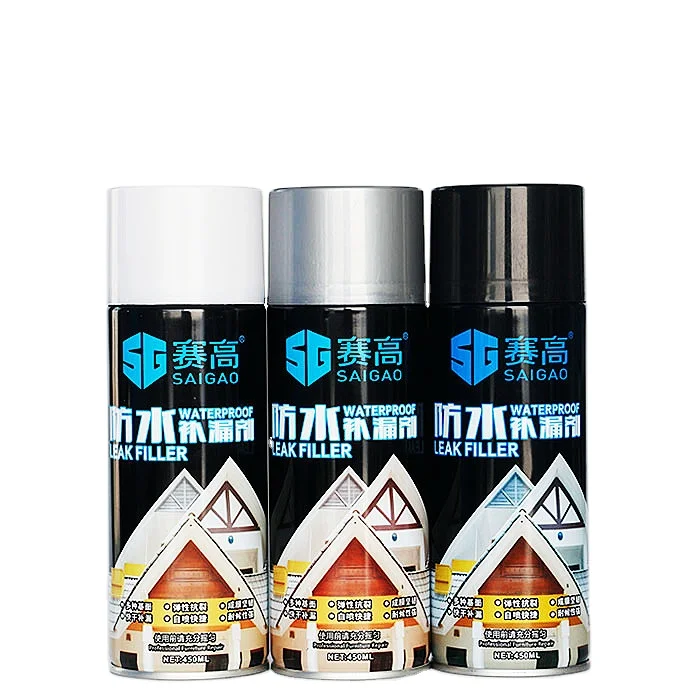 Saigao Waterproof Spray Leak Stop Seal Flex Spray Waterproof Sealant