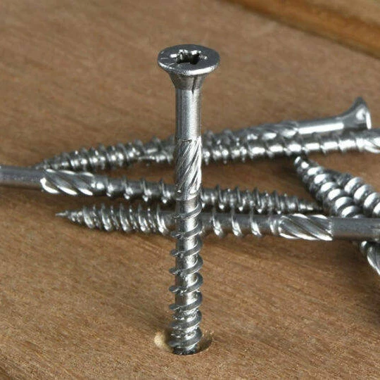 Stainless Steel Composite Decking Coated Wood Screw For Cedar Decking