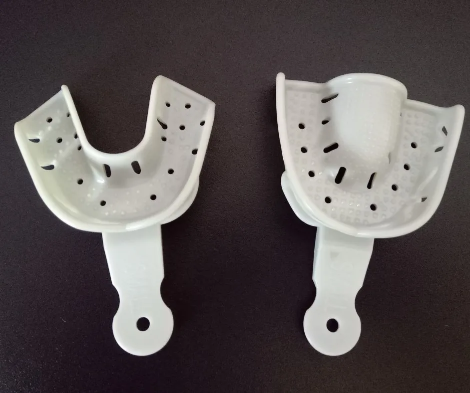 Dental Instruments Disposable Thermoplastic Dental Implant White Tray