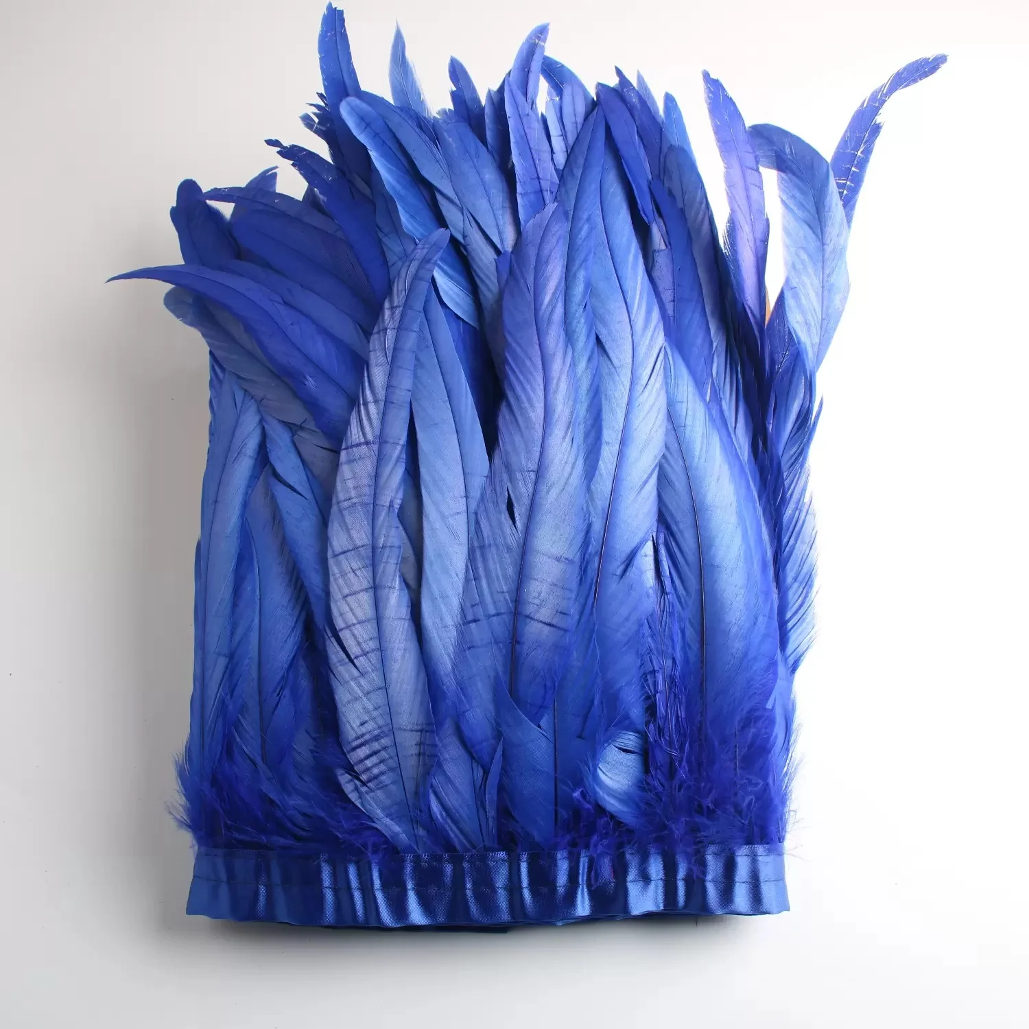 Factory Price Customized 144 Colors Rooster Tails Feather Fringes Trimming for Carnival Costume Backpacks Headdress Accessories
