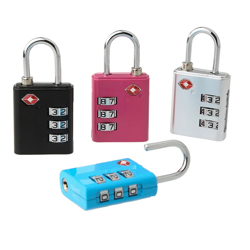 Изготовленным на заказ логосом 3 цифровой кодовый замок TSA для