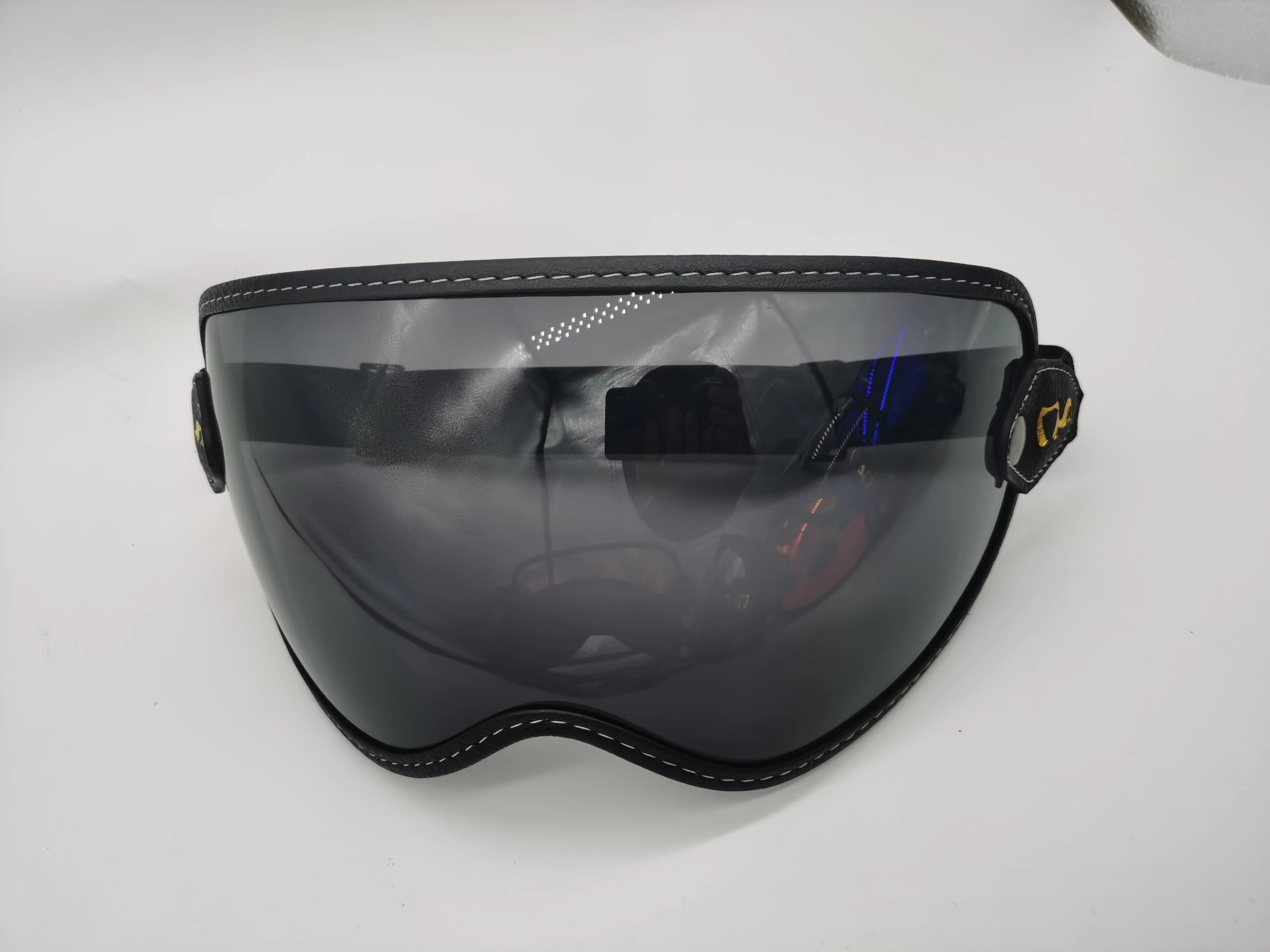 Custom Cool Retro Motorcycle Helmets with Goggles for Vintage Classical Helmet