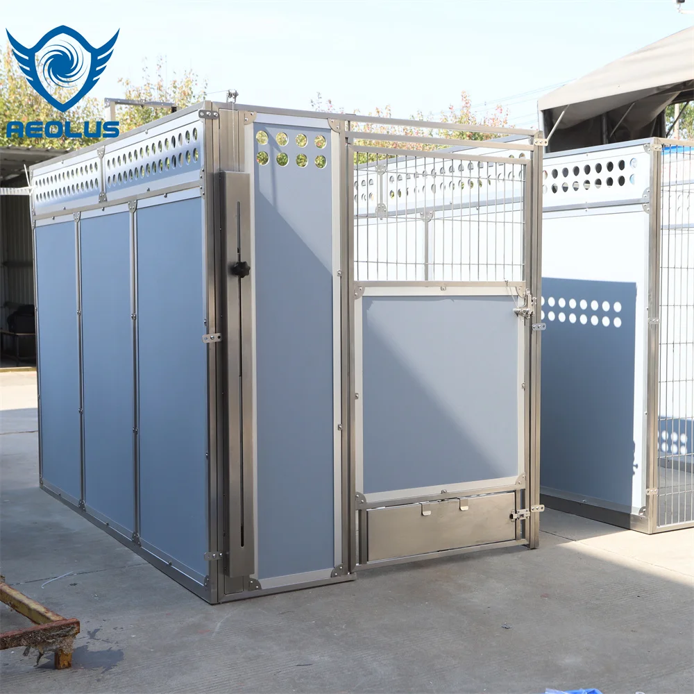 Low Noise Commercial Dog Kennels and Runs Heavy Duty Modular Dog Kennel Cages and Crates Large Outdoor Dog Run