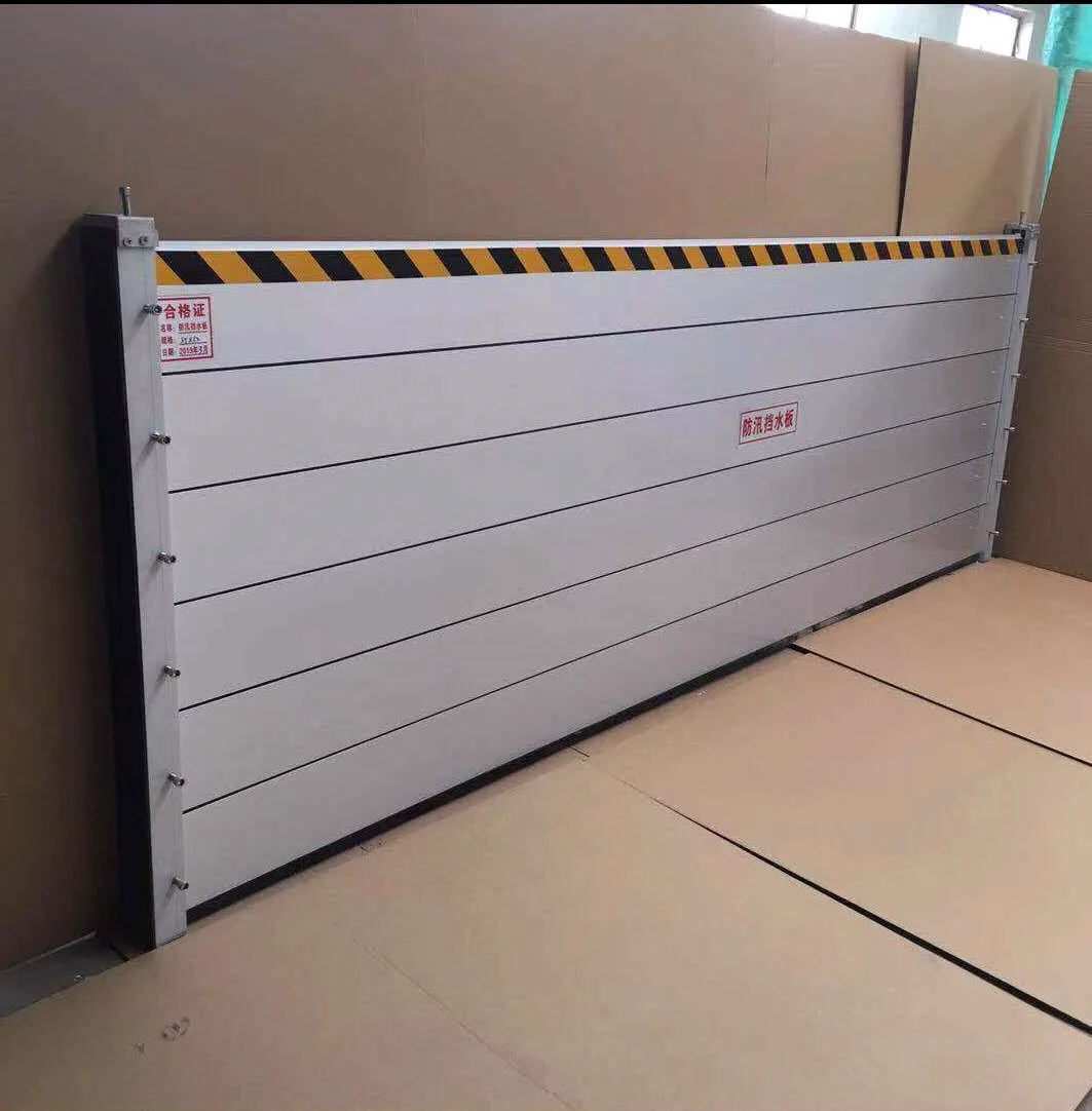 Flood Barrier Aluminium Barrier With Column Fixed On Wall For Warehouse ...