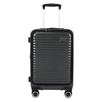 Hot sale Multifunctional TSA Lock Laptop ABS+PC 20 24 28 inch Luggage Front Open Travel Luggage Sets With Spinner Wheels Luggage
