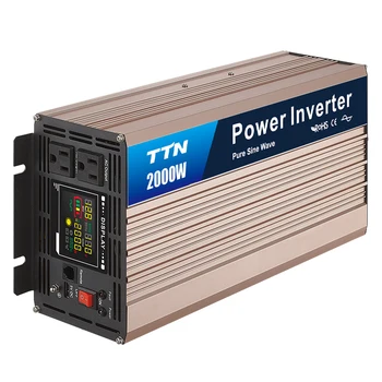 Pure Sine Wave Inverter 3000W 4000W 5000W DC12V 24V to AC220V 50Hz 60Hz Inverter Power Converter for Car Voltage Transforme