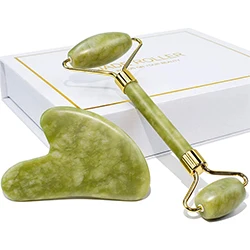 Amazon Hot Sell Facial Jade Roller Massager Set