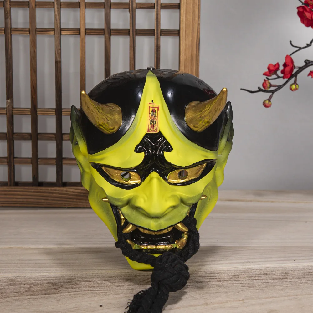Masque De Samouraï Hannya - Oni Démon Kabuki Noh - Prajna Devil - Neuf Sous Scellé