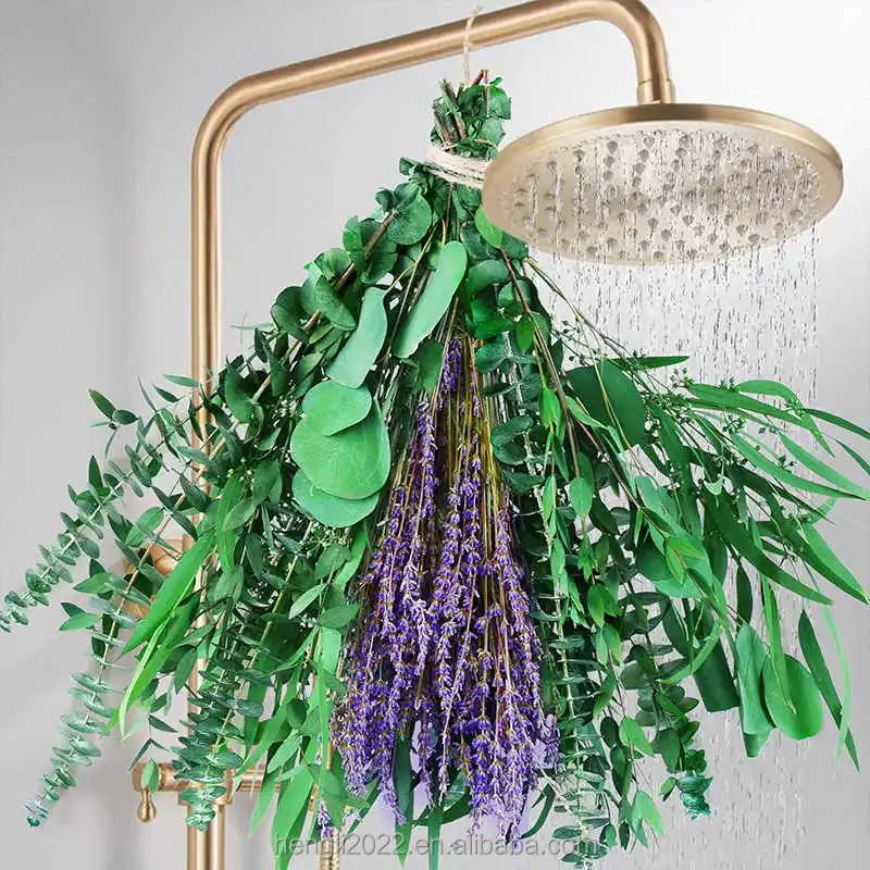 Spa Shower Natural Eucalyptus Eternal Eucalyptus Flower Bundle - Buy ...