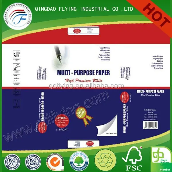 Paper Price Per Ton A4 Copy Paper A4 Paper