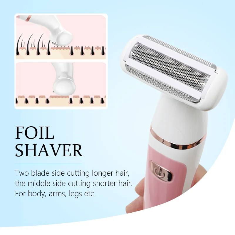 Easto Leg Bikini Men Rechargeable Electric Body Trimmer Eyebrow Ball ...