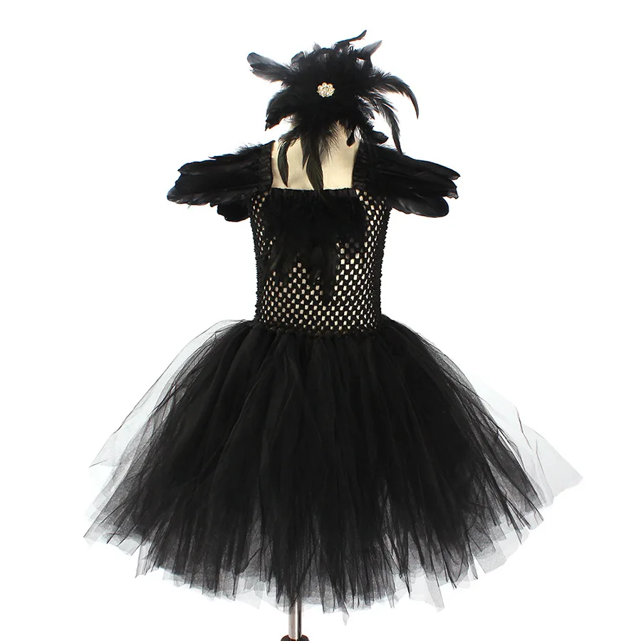 Jupe Tutu 7 Couches Noire – Mini Taille Unique Pour Danse, Soirée, Halloween