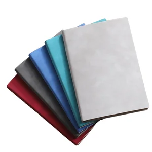 Wholesale Customized Logo A5 Notebook Paper Journal Junk Supplies Affirmations Linen Planner Undated Fitness A6 Diary PU