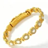 Gold and White