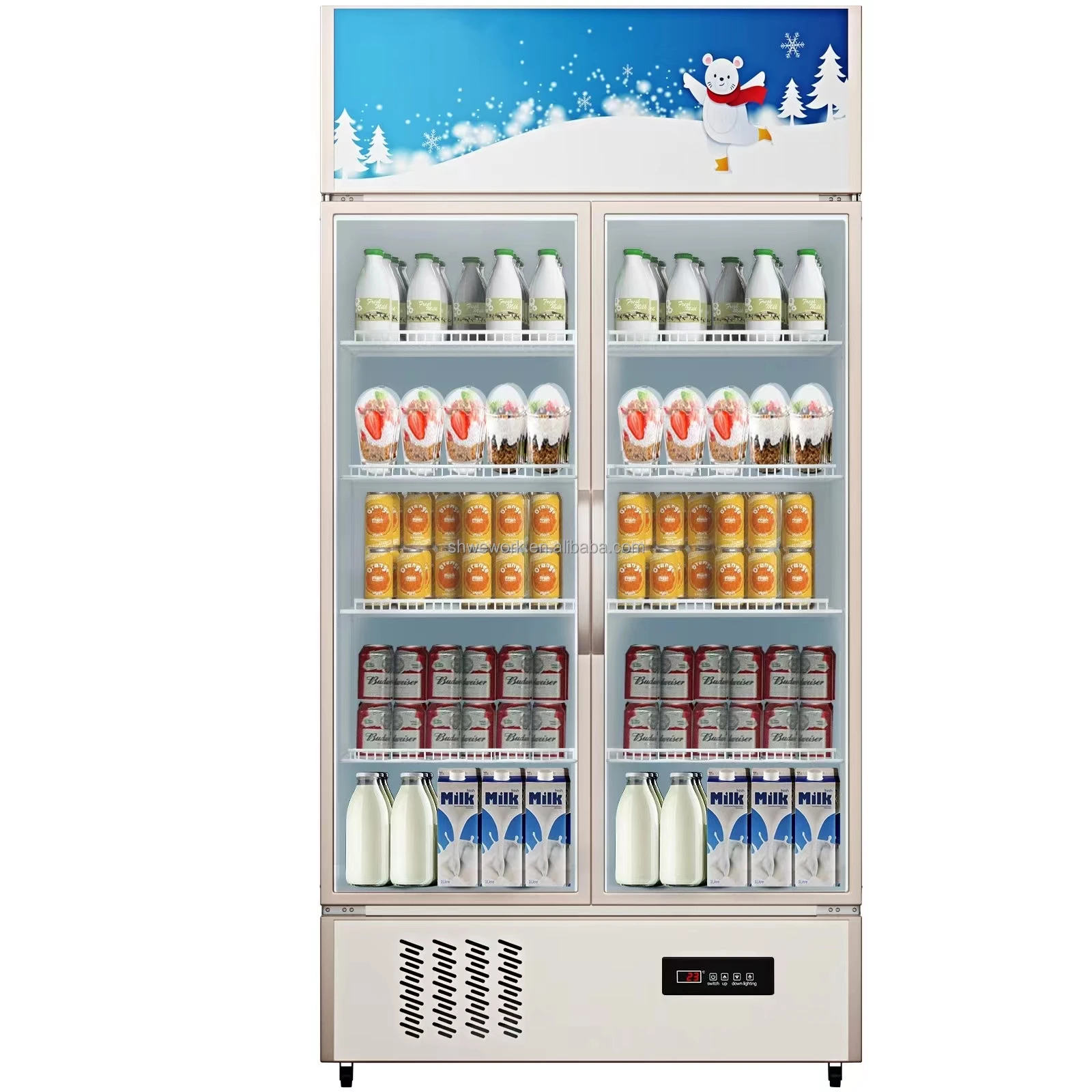 Visi Cooler Pepsi Drink Cooler Pepsi Refrigerator For Tropical