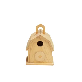 wholesale   bird housed hanging wooden  outdoor bird house customized