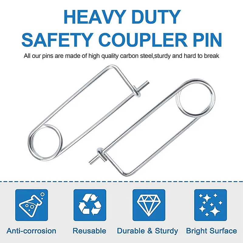 Custom Quick Release Key Easy Locking Pin Wire Lock Safety Cotter Pin