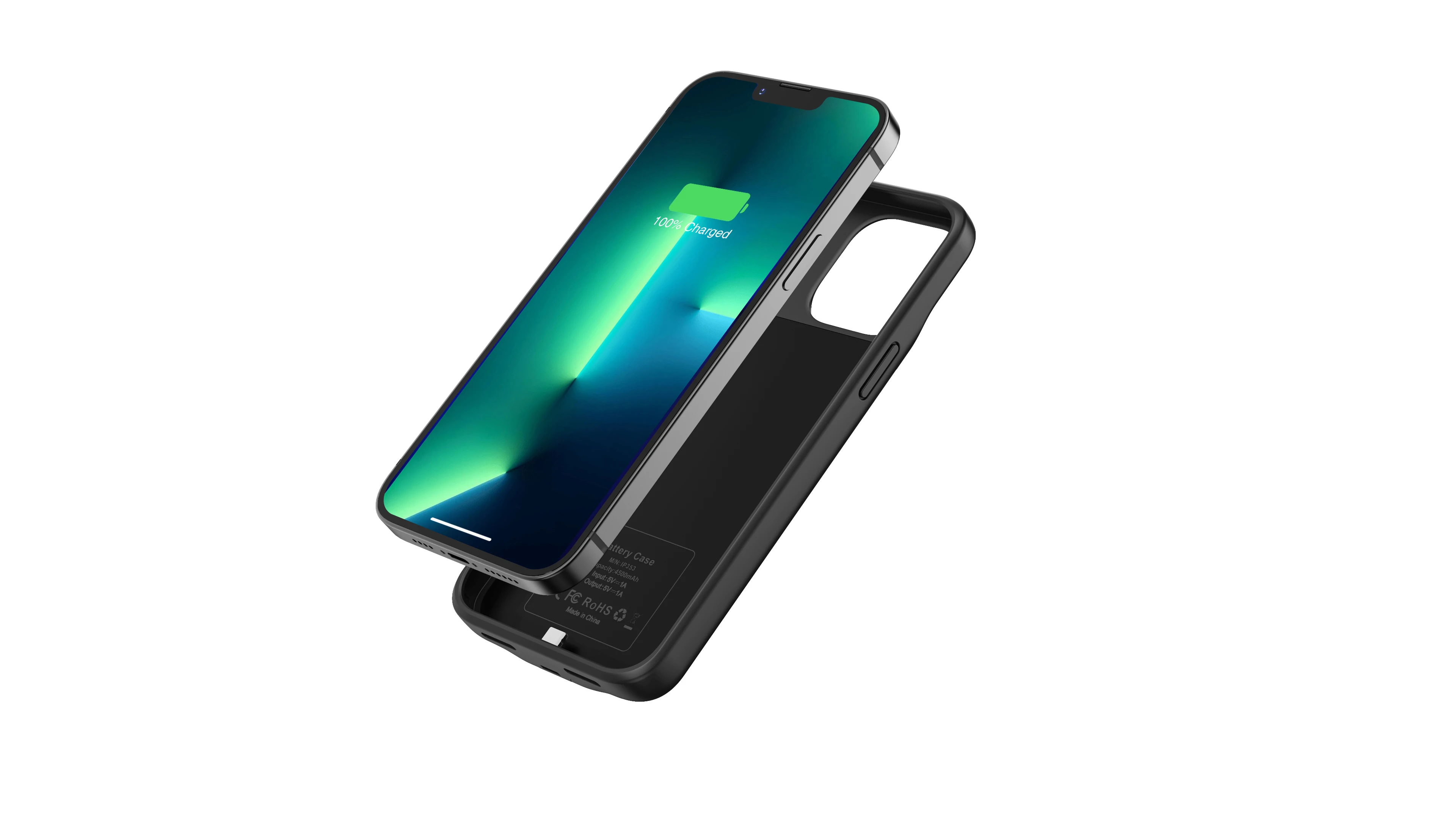 Powerbank Phone Case Charging Holer For 13pro Max Slim Battery Mobile