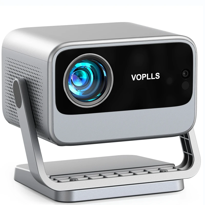 VOPPLS Mini Projector: 600 ANSI Lumens, Netflix Ready, 4K Support