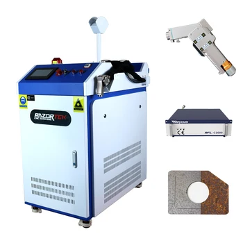 High Power 1500w 3000w Laser Cleaning Machine For Metal Oil Paint laser rust removal Laser Cleaner