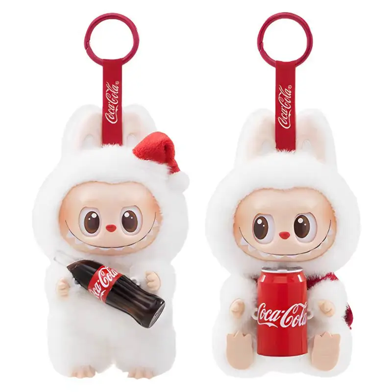 Coca Labubu Blind Box Keychain - Cute Unisex Plush Toys