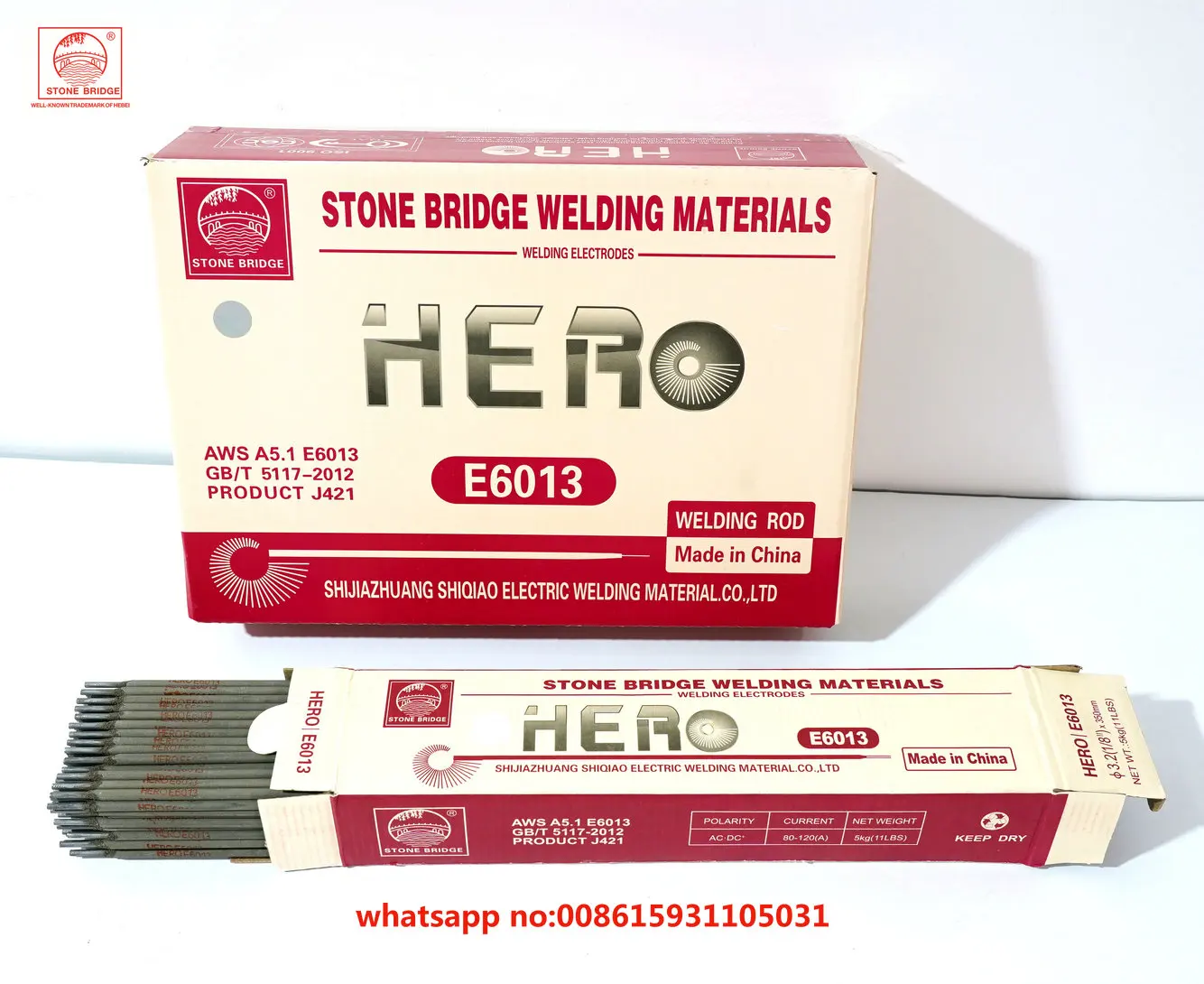 Factory Sale Stone Bridge E6013 Welding Electrode.welding Rod E6013
