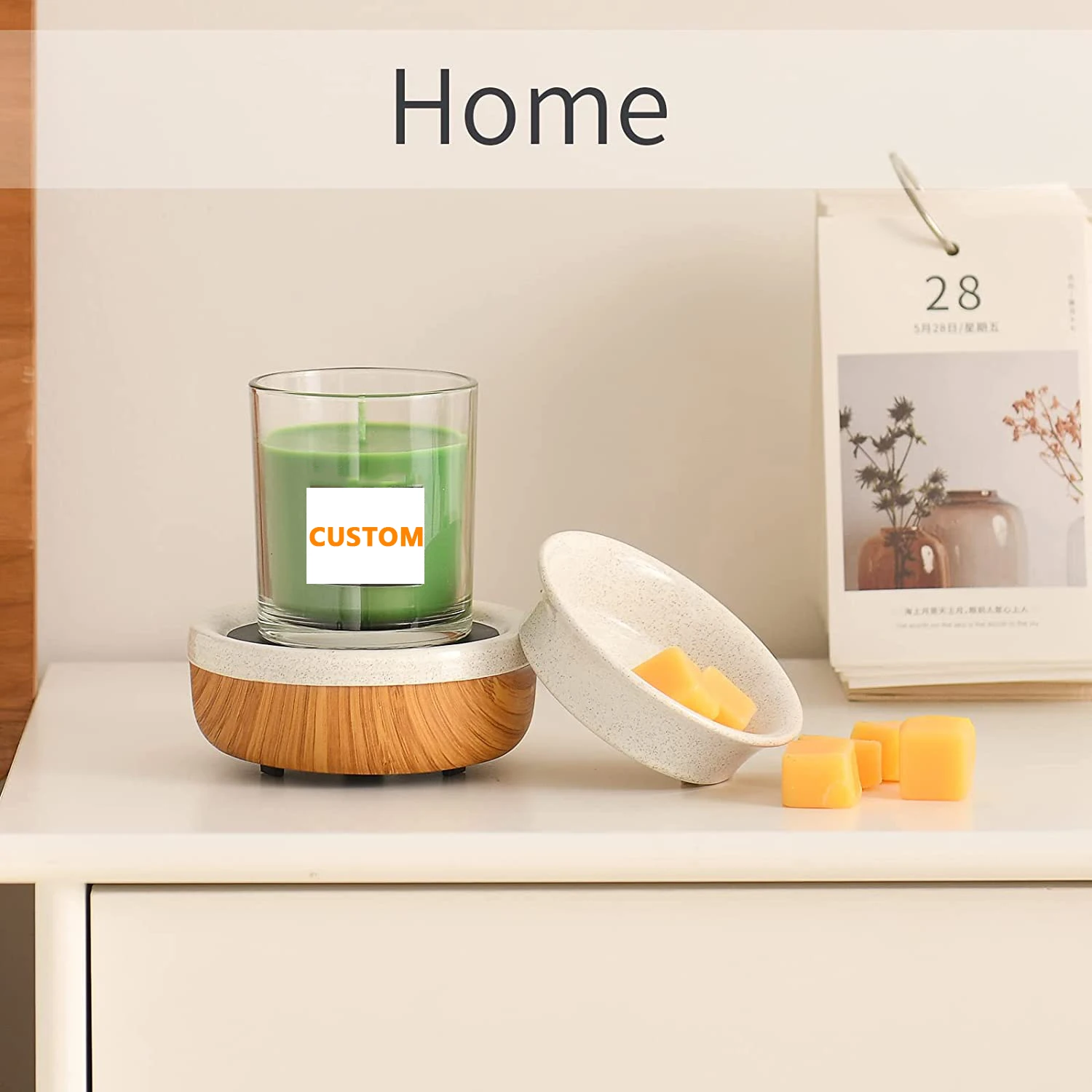 Ceramic Wax Melt Warmer Candle Wax Warmer 3in1 Candle Warmer For