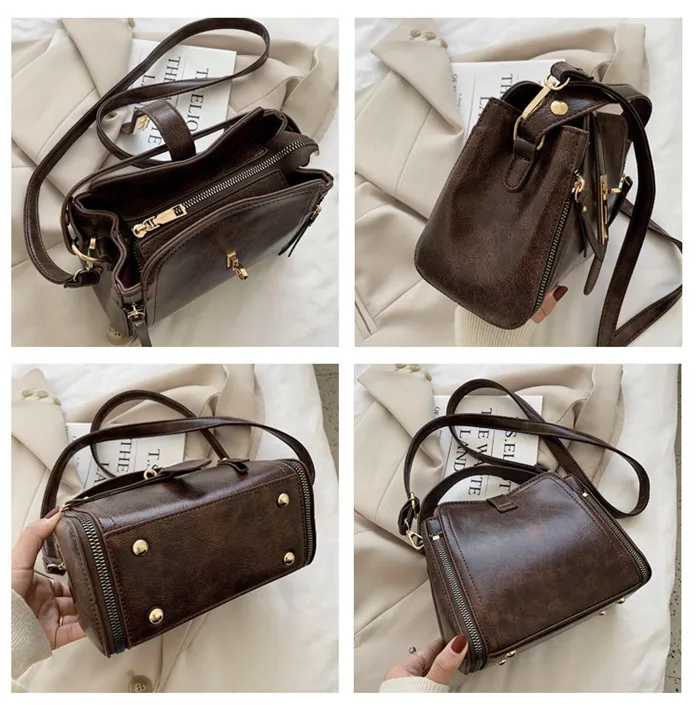 Gift for women, her, mother, mom, mum, Genuine Leather Ladies Large Capacity Luxury Handbag