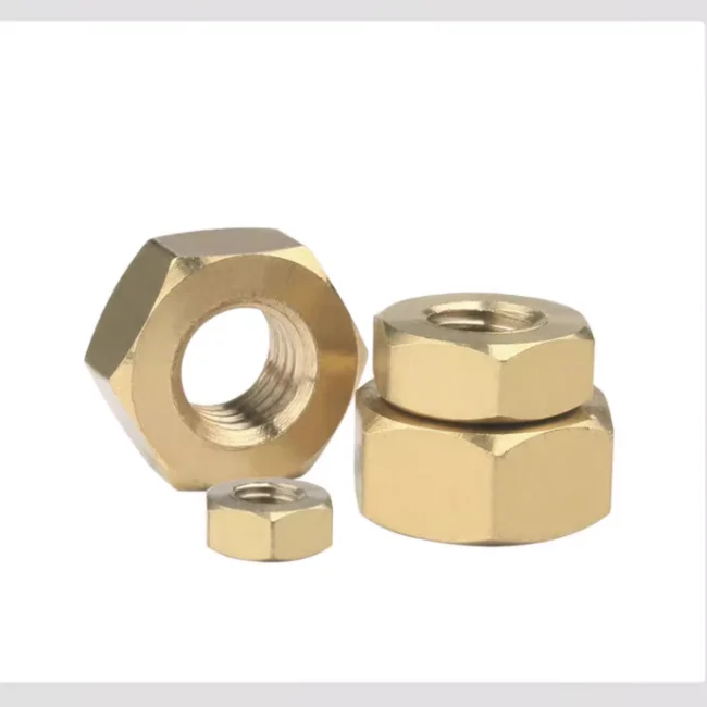 product customized supplier din934 brass copper hex nut and bolt m16 m20 nuts-62