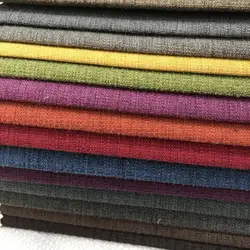 Однотонные льняной подушки декоративные ткани