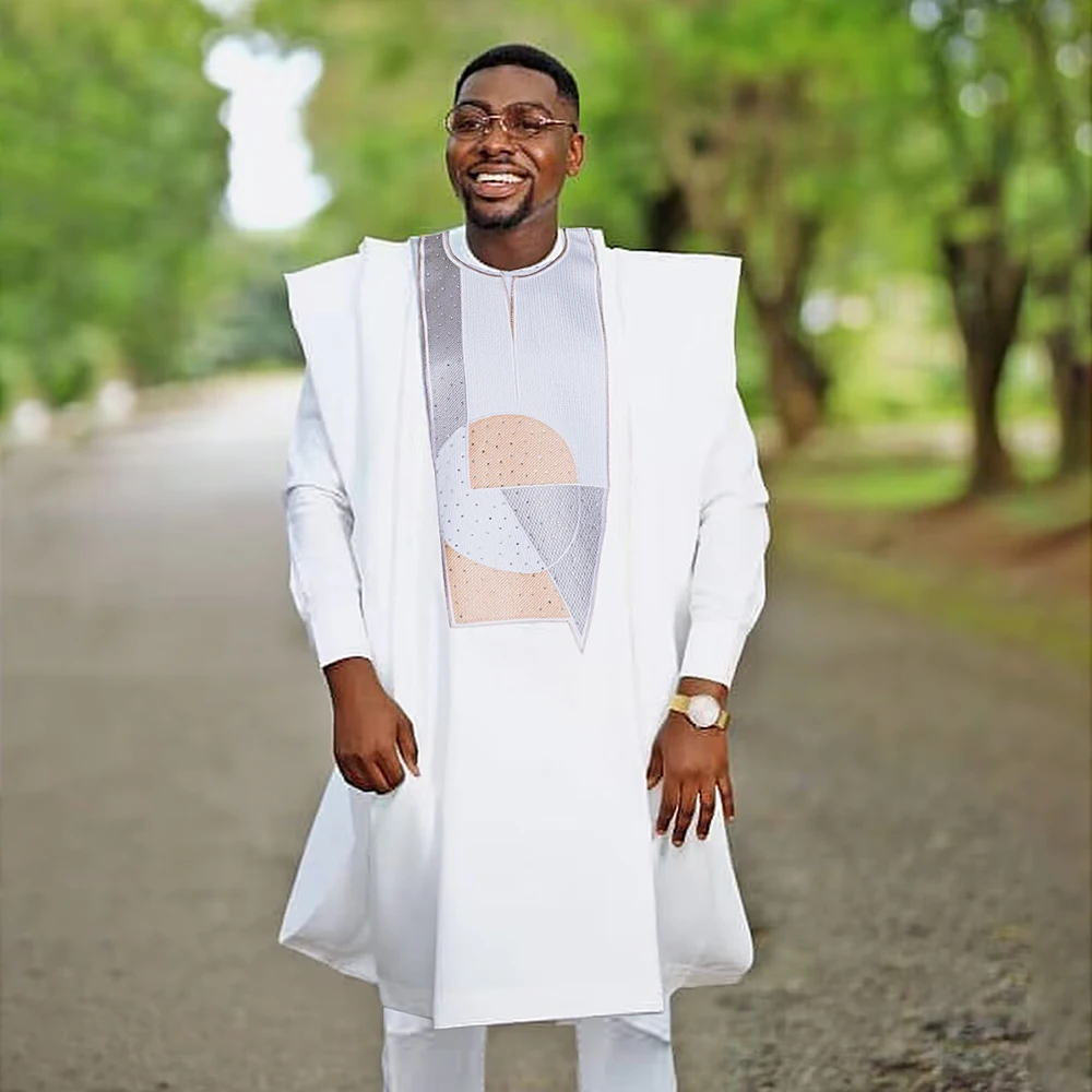 Costume Chemise Homme Style Africain Tunde Costume Africain Pour