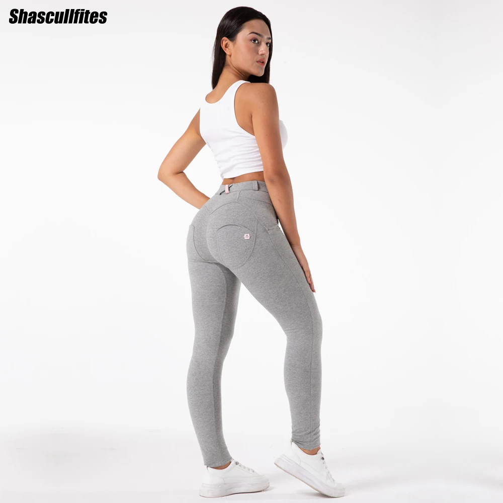 Shascullfites Melody High Waisted Compression Leggings Women Fitness Best  Workout Scrunch Bum Lifted Leggings Push Up Leggings - AliExpress
