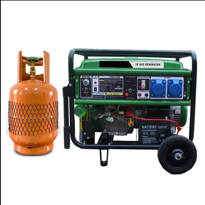 2000w 3000w electric gas avr home lpg generator electric gas powered