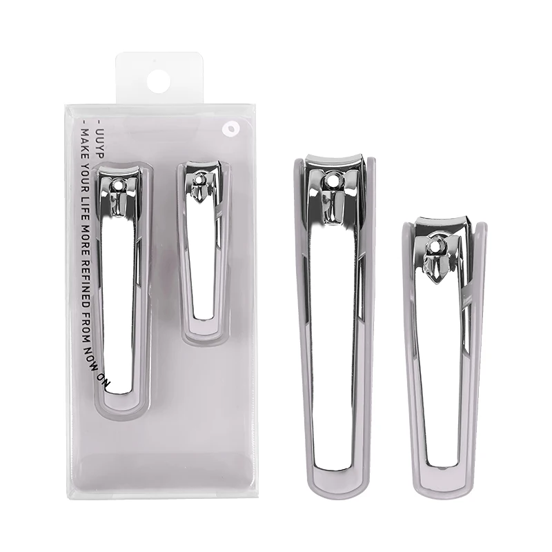 UUYP Best Selling Anti-Slip Matte Complete Portable Sharp Nail Trimming Cutter for Fingernail Toenail 2Pcs/Set Nail Cutter H5bb87587575f4be8a7d470e7d1325e51O