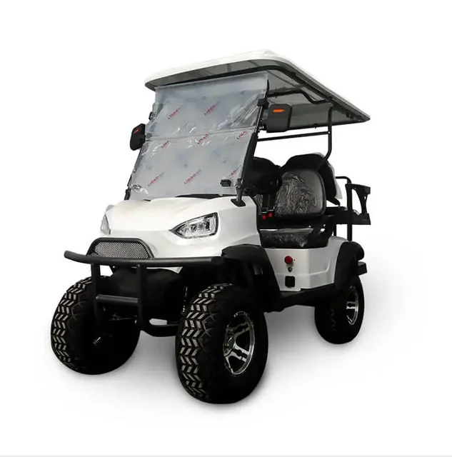 Professional manufacture promotion price Electric Golf Cart Cars  6-seater 72V lithium battery 4-club car