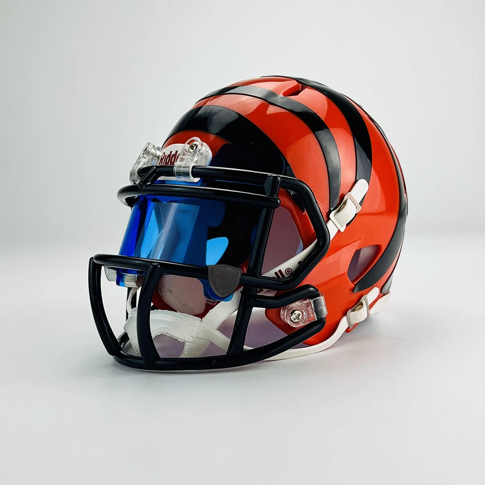 Mini Football Helmet Visor with Clips: Display Helmet Eye Shield