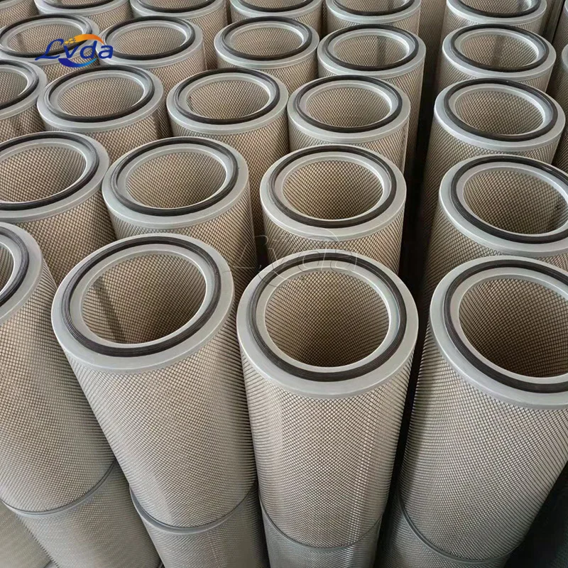 Cellulose Media Inlet Gas Turbine Replaceable Supplier 100% Synthetic Air Intake Filter