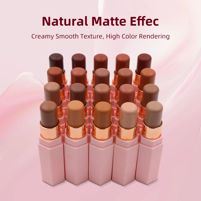 No Brand Cosmetics Smoothing Cream Concealer Stick Professional Nose Face Makeup Foundation Bronzer Contour Stick factory