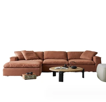 Wosen sofa modern Indoor Furniture Living Room Sofa New Design Cheap Fabric Sectional Modern Sofa Set